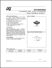 Click here to download STE40NK90 Datasheet