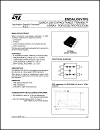 Click here to download ESDALC6V1P5 Datasheet