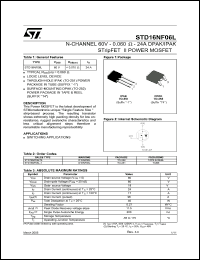 Click here to download STD16NF06 Datasheet