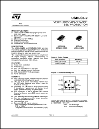 Click here to download USBLC6-2 Datasheet