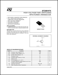 Click here to download ST2001FX Datasheet