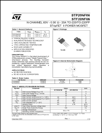 Click here to download STF20NF06 Datasheet