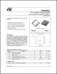 Click here to download PD54003L Datasheet