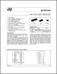 Click here to download M74HC166TTR Datasheet