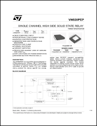Click here to download VN920PEP13TR Datasheet