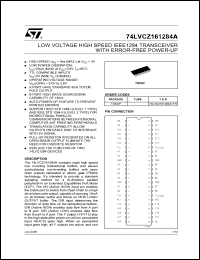 Click here to download 74LVCZ161284ATTR Datasheet