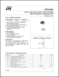 Click here to download STD1802T4 Datasheet