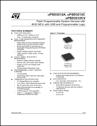 Click here to download UPSD3212C-24T6T Datasheet