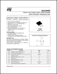 Click here to download BULB49 Datasheet