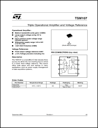 Click here to download TSM107IDT Datasheet