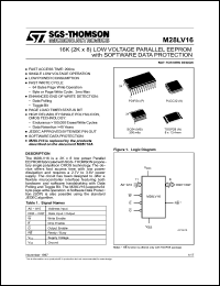 Click here to download M28C16-200P6T Datasheet