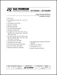 Click here to download ST7282A5 Datasheet