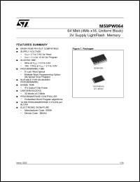 Click here to download M59PW064 Datasheet
