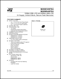 Click here to download M28W640FSU-ZAE Datasheet
