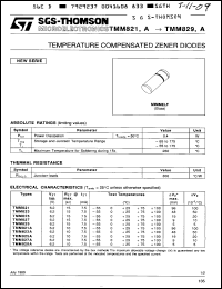 Click here to download TMM827A Datasheet