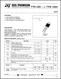 Click here to download TYN425 Datasheet