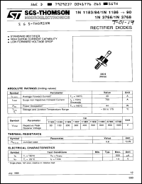 Click here to download 1N1183 Datasheet