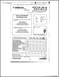 Click here to download BYW77-150 Datasheet