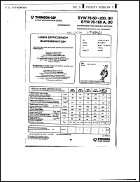 Click here to download BYW78-150A Datasheet