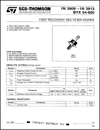 Click here to download BYX64-600 Datasheet