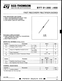 Click here to download BYT01-200 Datasheet