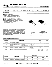 Click here to download BYW29-150 Datasheet