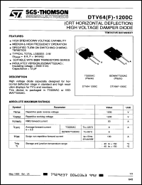 Click here to download DTV64-1200C Datasheet