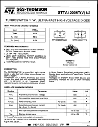 Click here to download STTA12006T1 Datasheet