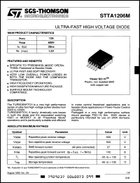 Click here to download STTA1206M Datasheet