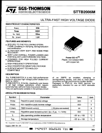 Click here to download STTB2006M Datasheet