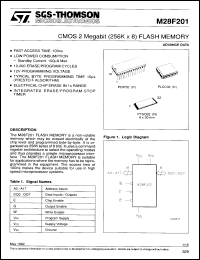 Click here to download M28F201-100K1 Datasheet