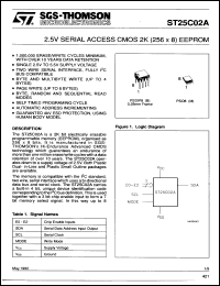 Click here to download ST25C02AB1 Datasheet