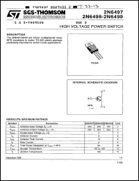 Click here to download 2N6497 Datasheet