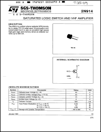 Click here to download 2N914 Datasheet