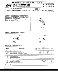 Click here to download BD233 Datasheet