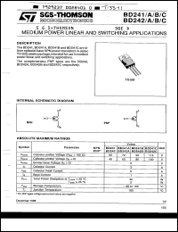 Click here to download BD241 Datasheet