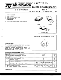 Click here to download BU508D Datasheet