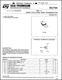 Click here to download BU706 Datasheet