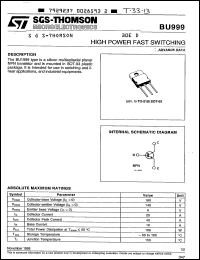 Click here to download BU999 Datasheet