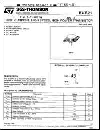 Click here to download BUR21 Datasheet