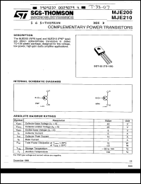 Click here to download MJE200 Datasheet