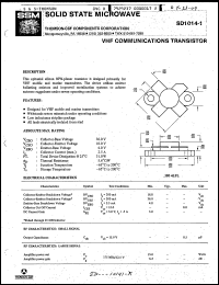 Click here to download SD1014-1 Datasheet
