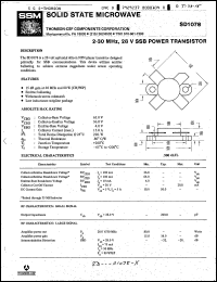 Click here to download SD1078 Datasheet