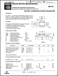 Click here to download SD1421 Datasheet