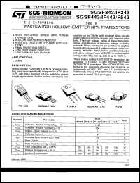 Click here to download SGSF443 Datasheet