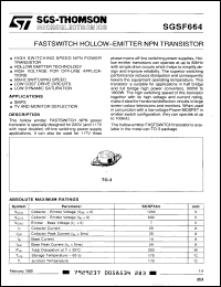 Click here to download SGSF664 Datasheet