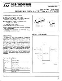Click here to download M87C257-20C7 Datasheet