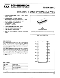 Click here to download TS27C256-30CQ Datasheet