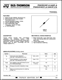 Click here to download P6KE170P Datasheet