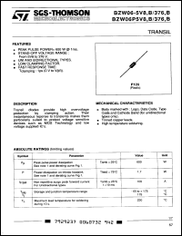 Click here to download BZW06P102B Datasheet